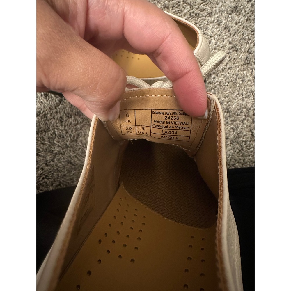 Dr. Martens Women's 1461 Virginia Leather Oxford Shoes - Picture 3 of 5
